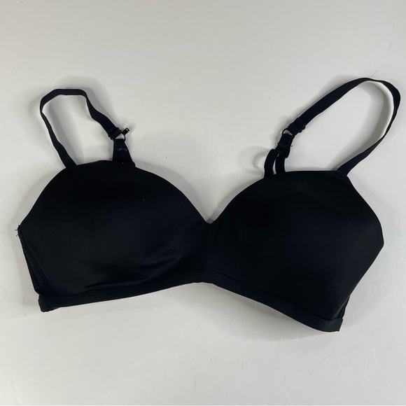 Kindly Yours Wireless Black Bra Size 34D - Picture 1 of 6